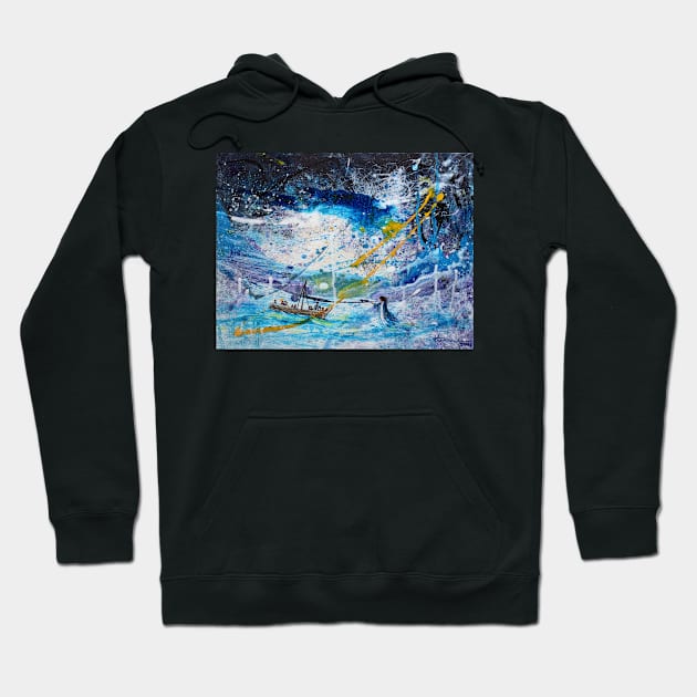 Walking on the Water Hoodie by kume